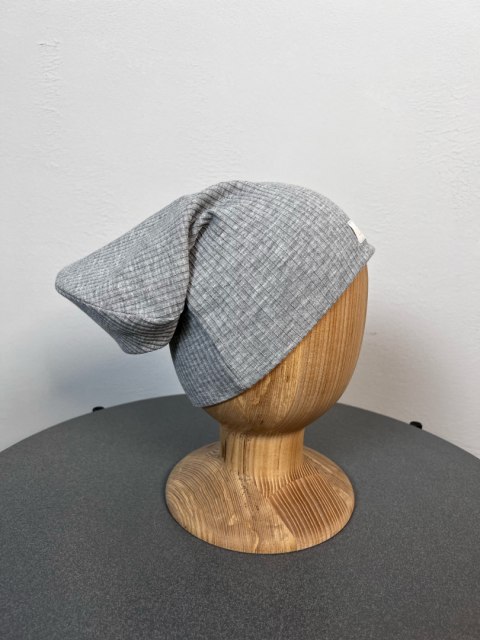 Czapka rib grey Czapka rib grey