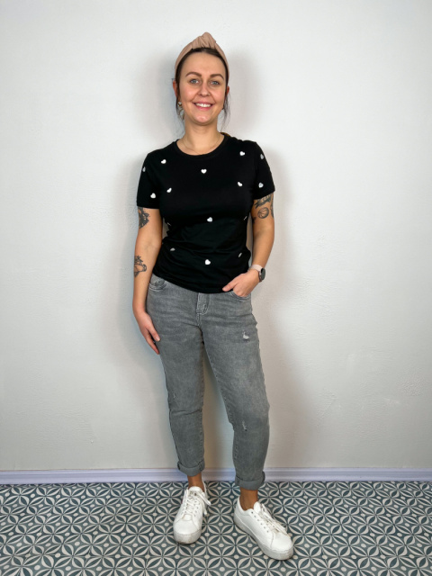 T-shirt Bluzka KIM czarna T-shirt Bluzka KIM czarna