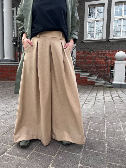 Spodnie Kuloty SAN Wendy Trendy ciemny beż Spodnie Kuloty SAN Wendy Trendy ciemny beż