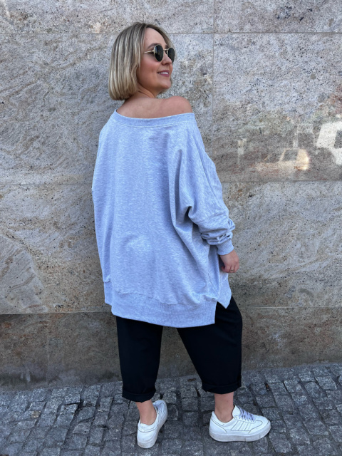 Bluza ROMA szary melanż Bluza ROMA szary melanż
