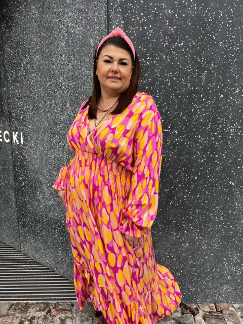 Sukienka ANESTI Taffi pink Sukienka ANESTI Taffi pink
