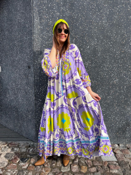 Sukienka ROYAL lila print