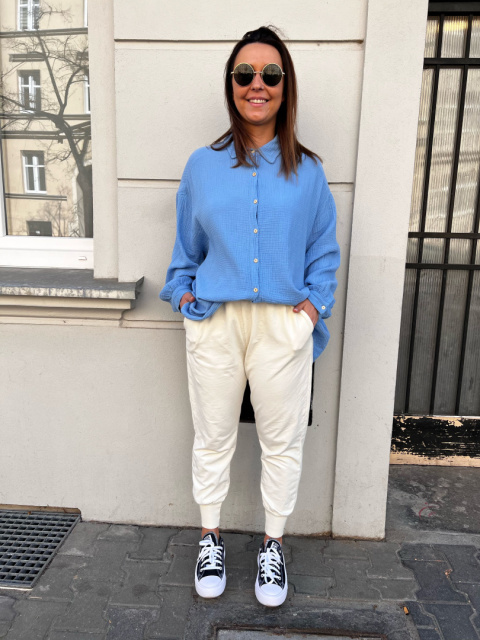 Spodnie WERIA off white Spodnie WERIA off white