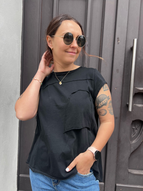 Bluzka BONI Wendy Trendy czarna Bluzka BONI Wendy Trendy czarna