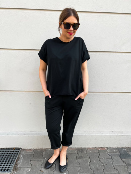 Bluzka Bluza FIDŻI czarna Wendy Trendy