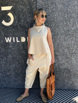 Kamizelka bluzka LIZBONA Wendy Trendy beż