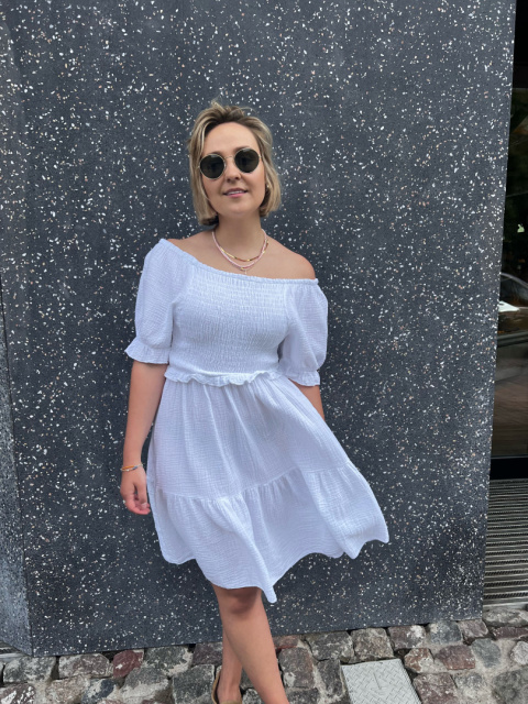 Sukienka FIONA biała Sukienka FIONA biała