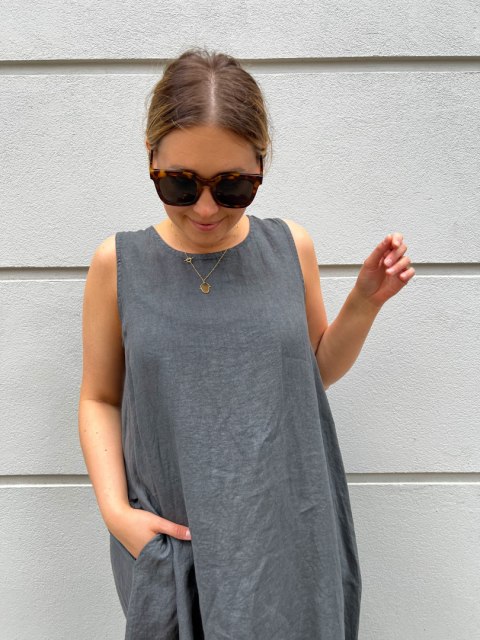 Sukienka STELLA grafit Wendy Trendy Sukienka STELLA grafit Wendy Trendy