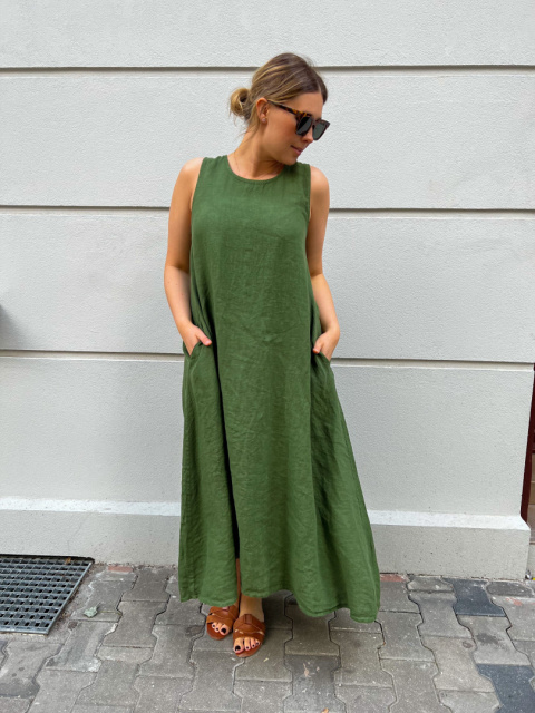 Sukienka STELLA szpinak Wendy Trendy Sukienka STELLA szpinak Wendy Trendy